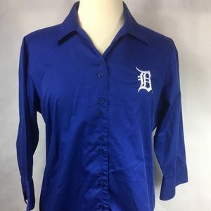 Detroit Tigers Button Down Shirt